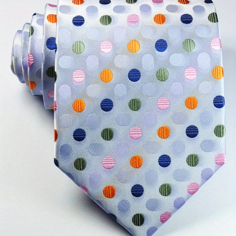 Men's Classic Polka Dots Tie Necktie for Business Wedding