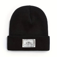 Winter Warm Knitted Hat Outdoor Beanie Soft Comfortable Hat