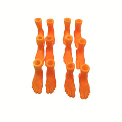 6pairs Finger Feet Puppet Tiny Feet Realistic Left and Right Small Feet