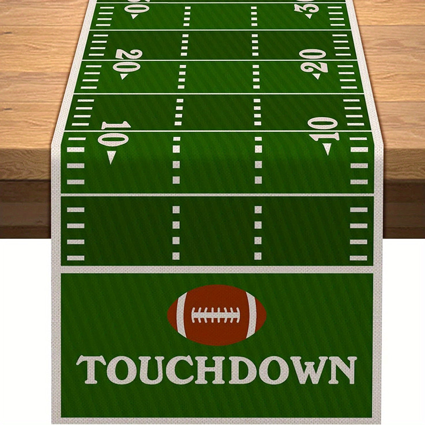 Football Field Table Runner American Football Birthday Party Decor