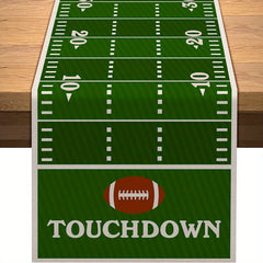 Football Field Table Runner American Football Birthday Party Decor