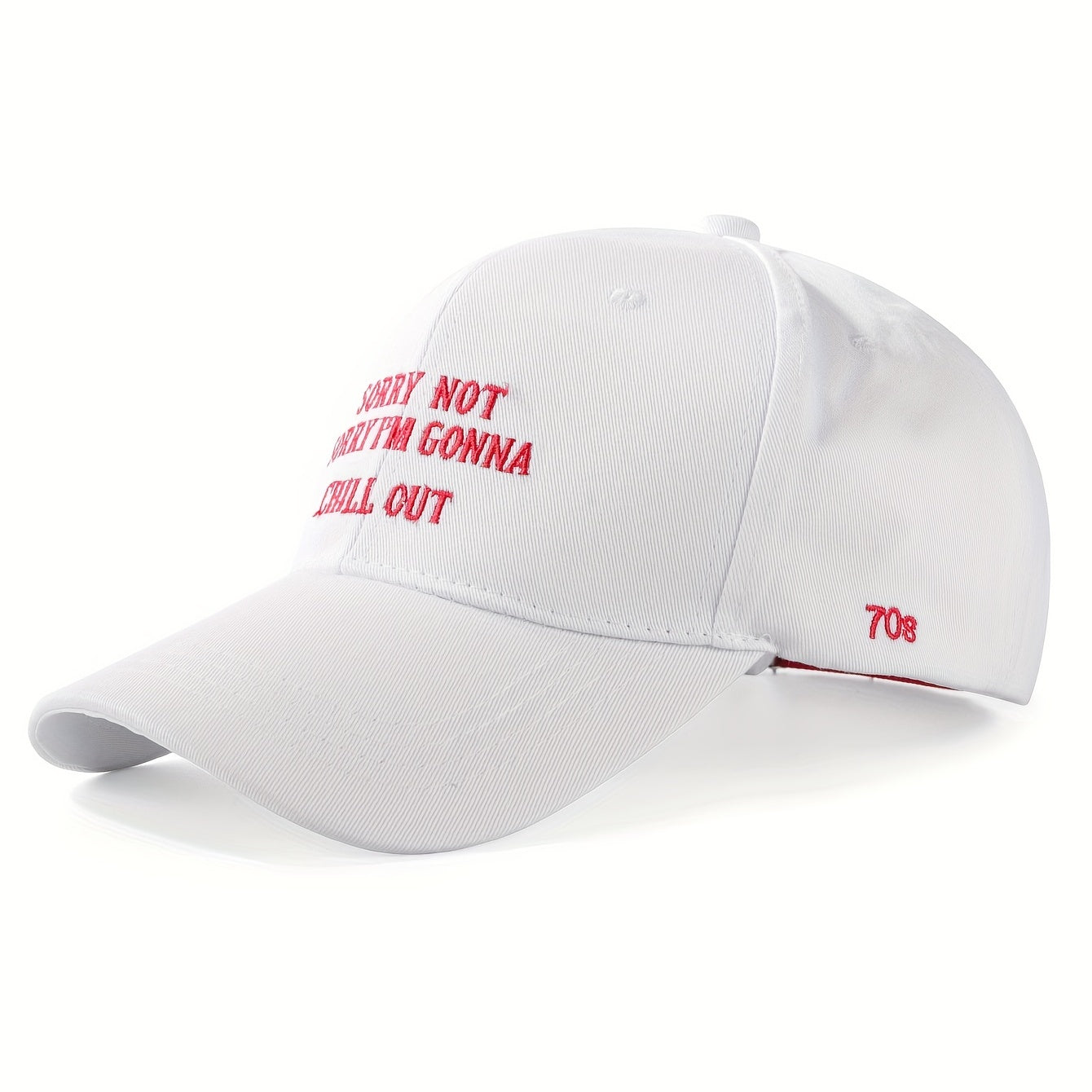Letter Embroidery Cotton Baseball Cap Unisex Dad Hats Adjustable Casual Sun Hats