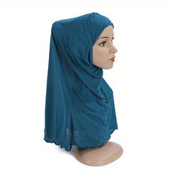 Crystal Hemp Solid Turban Hat for Girls 7-12 Years