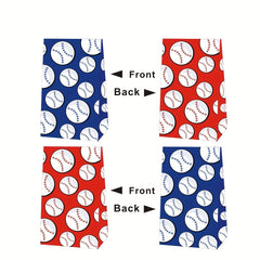 Baseball Pattern Decorations Party Goody Bags