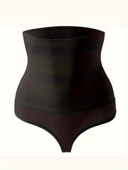 High Waist Shaping Thongs Tummy Control Panties for Women