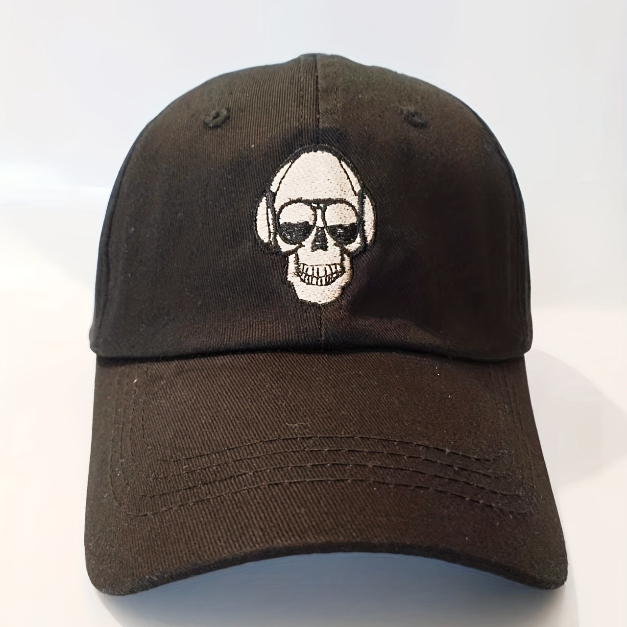 Skull Embroidery Baseball Cap Hip hop Sunshade