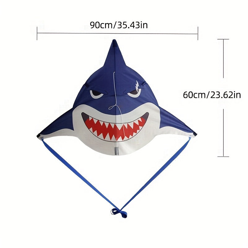 Cartoon Shark Kite for Outdoor Entertainment