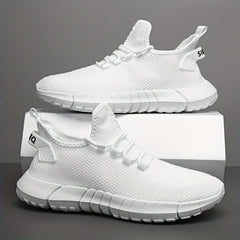 Men's Lightweight Knitted Walking Shoes Breathable Summer Casual Shoes