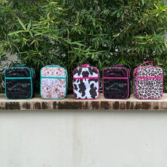 Leopard Pattern Waterproof Cooler Bag for Outdoor Picnic Camping