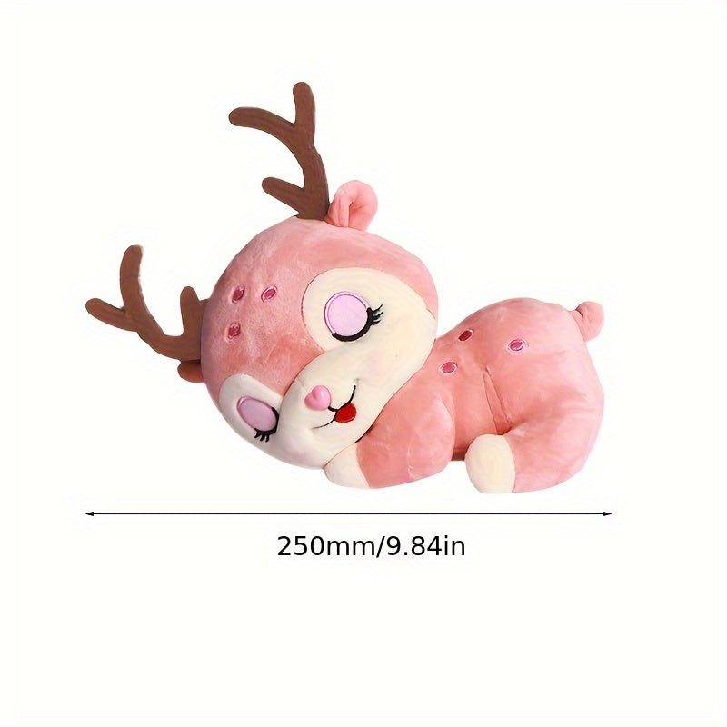 19 Stuffed Deer Plush Toy Reindeer Pillow Christmas Decor