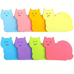 8 Cat Sticky Notes for Memos & Reminders