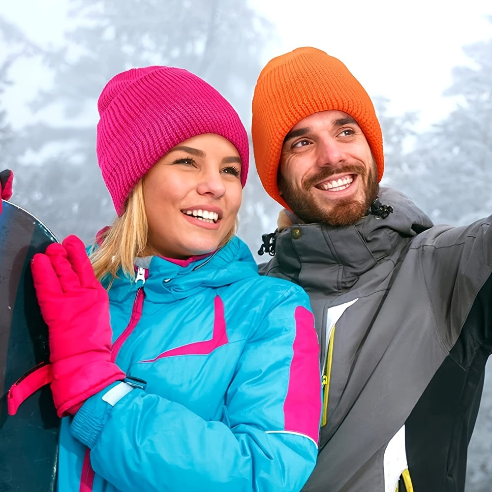 Knitted Full Face Cover Winter Hat For Outdoors