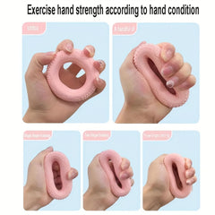 Silicone Grip Ring 4-27KG Hand Muscle Exercise Finger Strength Training