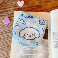 Cartoon Pattern Zipper Storage Bag Portable Sanitary Napkin Bag