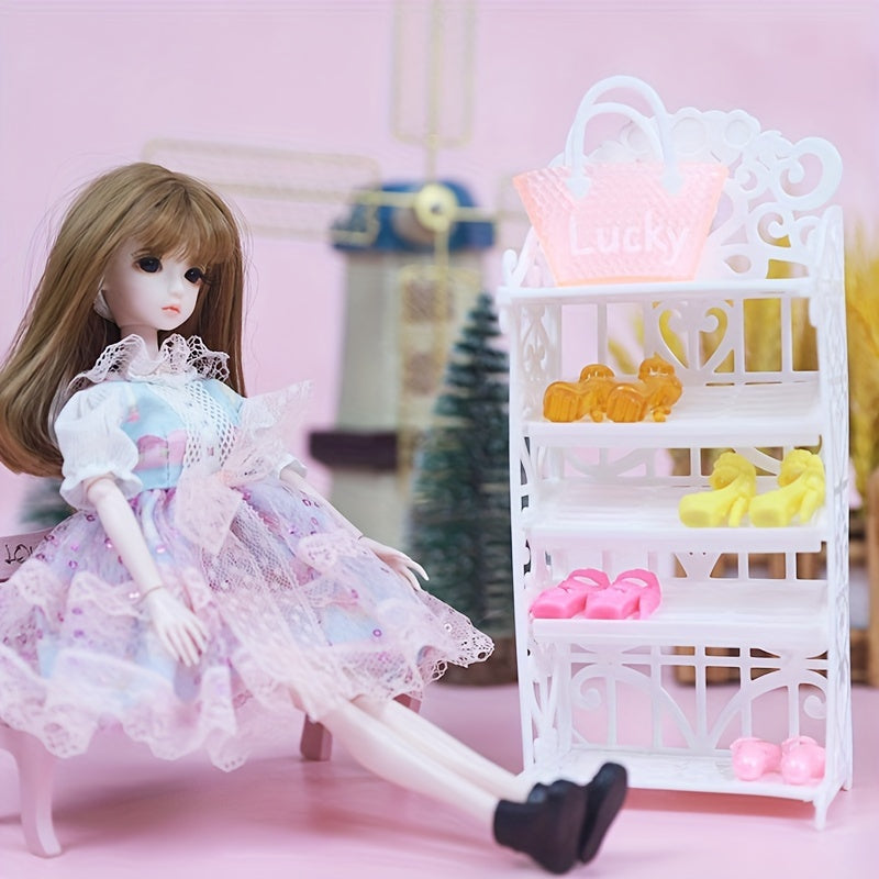 BJD Doll Shoe Rack Decoration Furniture Ornaments