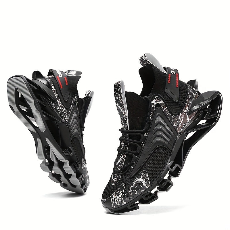 Women's Blade Running Shoes Lace Up Shock Absorption Breathable Sneakers