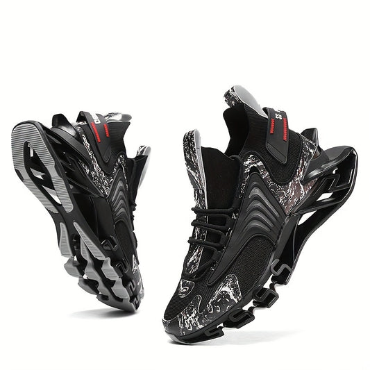 Women's Blade Running Shoes Lace Up Shock Absorption Breathable Sneakers