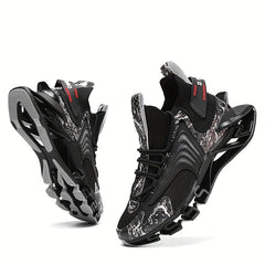 Women's Blade Running Shoes Lace Up Shock Absorption Breathable Sneakers