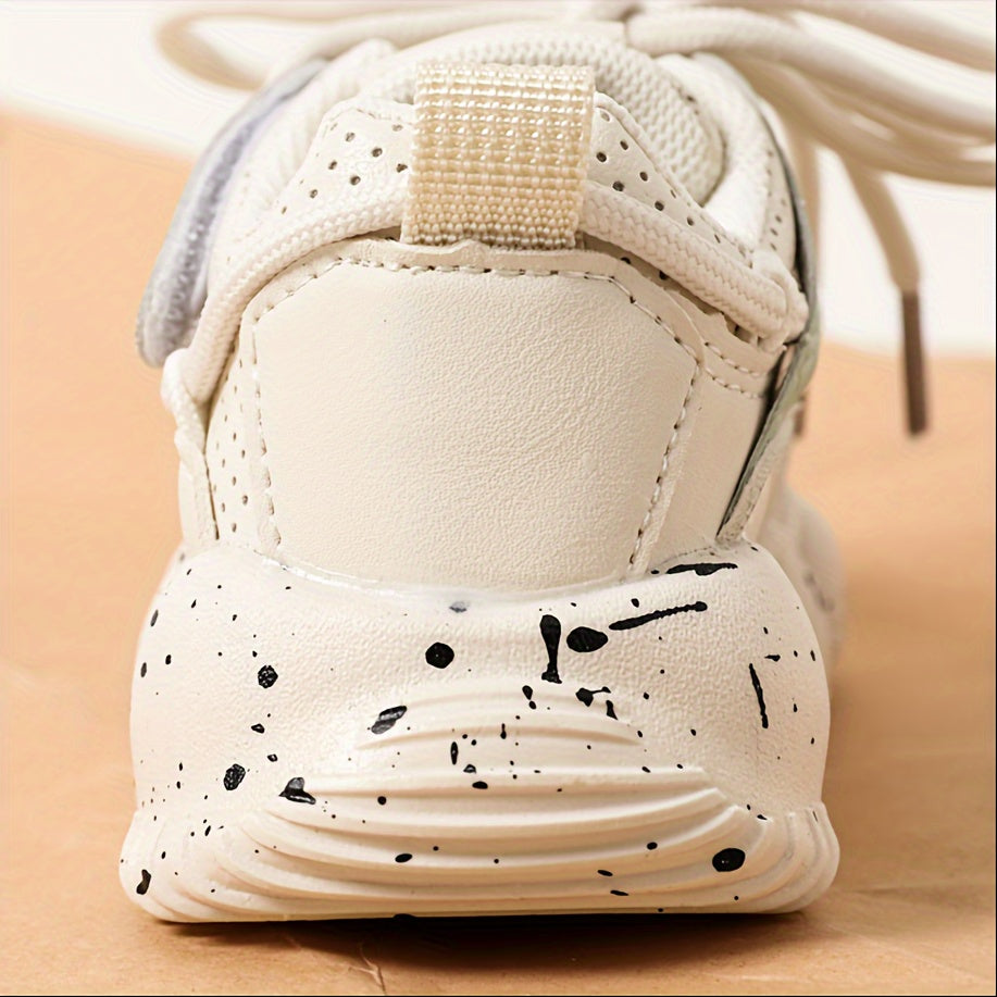 Girls Lightweight Lace Up Sneakers Anti Slip