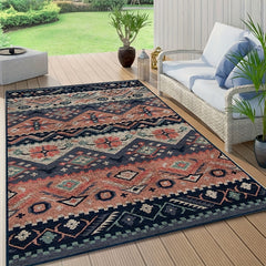 Vintage Moroccan Area Rugs For Living Room Boho Distressed Non-slip TPR Base
