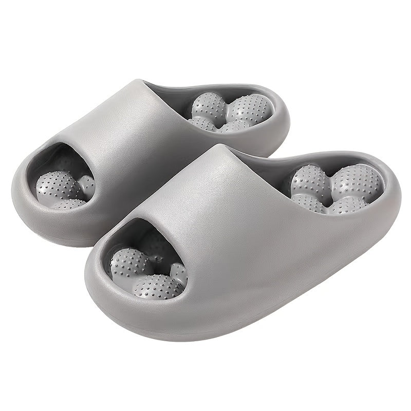 Men's Massage Ball Cloud Slides Leak Quick Dry Slippers