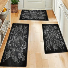 Soft Anti Fatigue Kitchen Rug Waterproof Non Slip Set Runner Rug