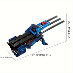 217pcs Ice Wolf Claw Building Blocks Set Weapon Launch Block Toy Kids Gift