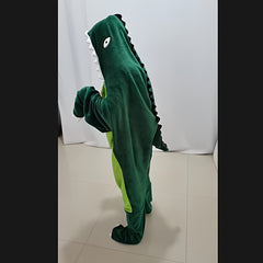 Funny Dinosaur Hooded Wearable Blanket Cozy Soft Flannel for Home & Outdoor