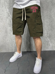 Men's Knee Long Chicago Graphic Shorts
