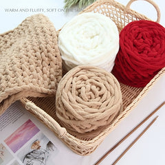 Chunky Yarn 100g Ball Soft Polyester Wool for Crochet