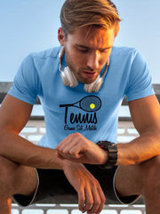 Men's Tennis Racket Graphic T-shirt Active Tee for Summer