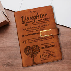 Engraved Bible Verse Journal Daughter Gift, A5 Notebook Religious