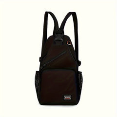 Nylon Cross Body Bag Casual Shoulder Bag Zipper Strap Outdoor Work Travel