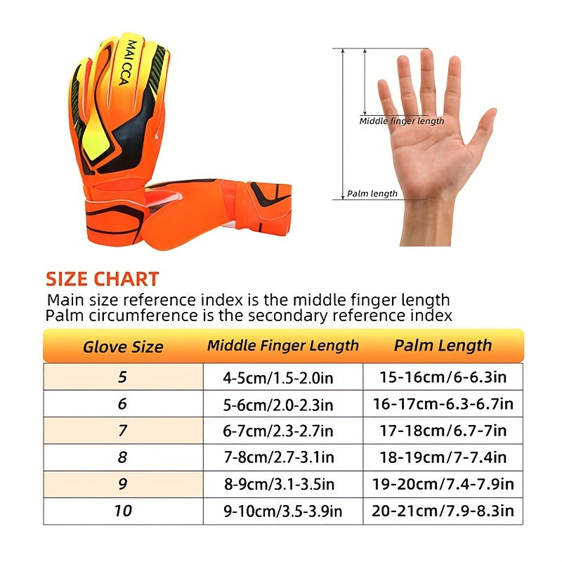 Strong Grip Goalie Gloves Finger Protection