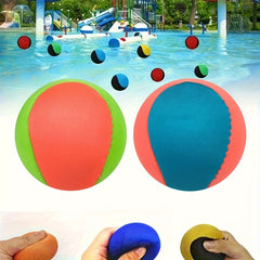 6pcs Rubber Water Balls for Adults, Storage Bag, Beach & Pool Fun