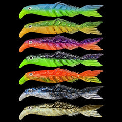3pcs Soft Bait PVC Fishing Lures, Outdoor Fishing Accessories