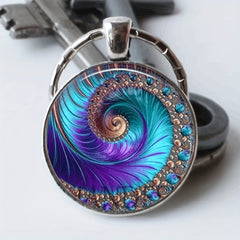 Vintage Feather Keychain For Girls Bag Accessories