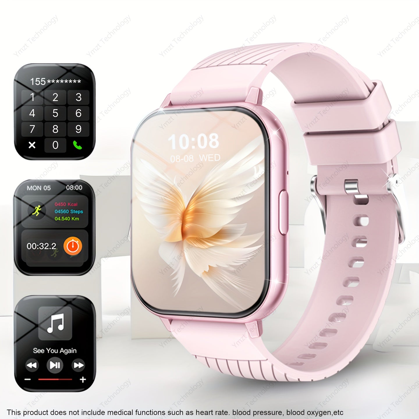 Lucky Smartwatch: Calls, Messages, Music - Android Compatible
