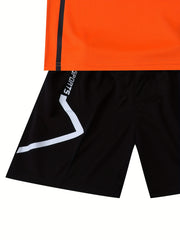2pcs Kids Soccer Jersey Set Quick Dry Breathable for Running Gift