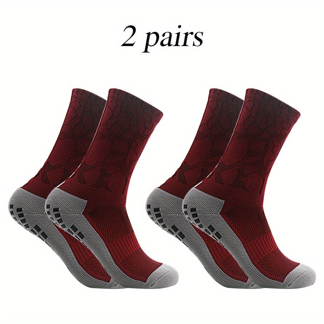 Non slip Football Socks Sweat absorbing Soccer Crew Socks