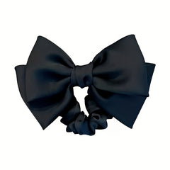Large Bowknot Satin Scrunchies Hair Tie Hair Rope Vintage Hair Accessories