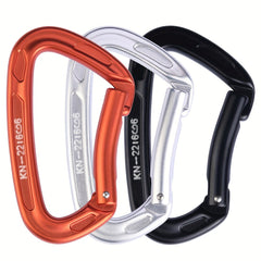 22KN Heavy Duty Strong Locking Clip Buckle D Ring for Camping Hiking