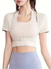 Quick Dying Activewear Sports T-shirt for Women