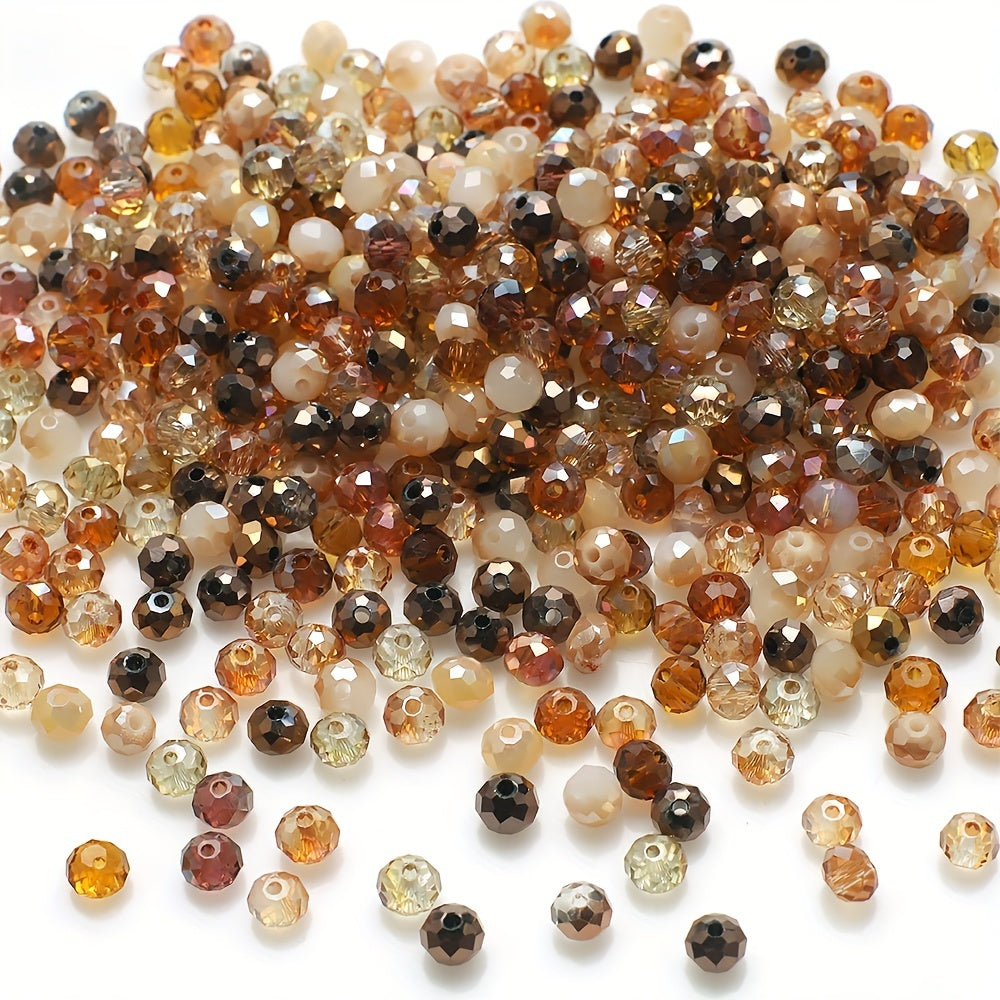 500pcs 2mm Mixed Color Crystal Glass Beads DIY Jewelry Accessories