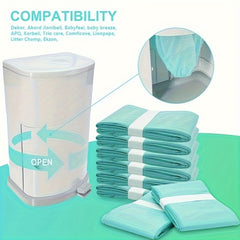 16L Diaper Bucket Replacement Bag Lemon Scent Green 2 4pcs