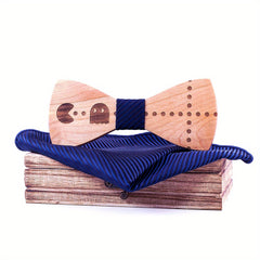 Wooden Carved Bow Tie for the Creative Individual