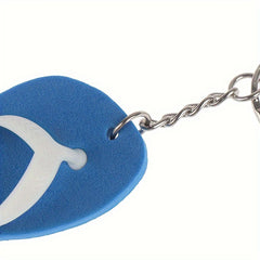 2pcs Summer Slippers Keychain Pendant for Car Keys Backpacks Wallets