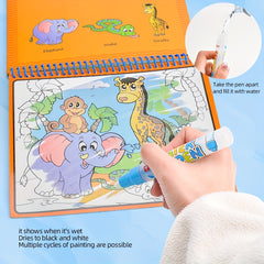 Kids' Magic Watercolor Painting Book Reusable Graffiti Art Toys