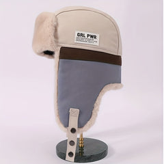 Winter Thickened Trapper Hat Windproof Thermal Hat Ear Flaps
