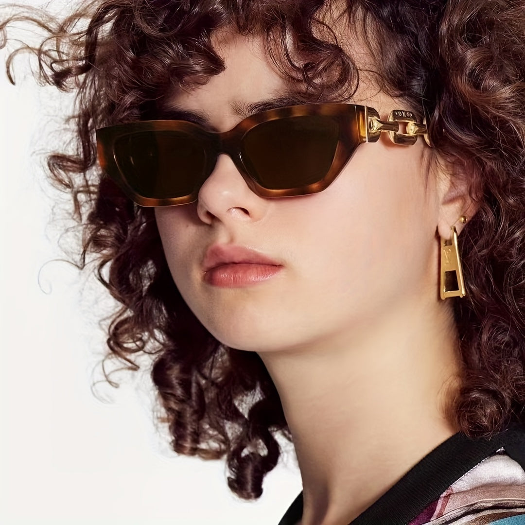 Y2K Cat Eye Sunglasses Chain Charm UV400